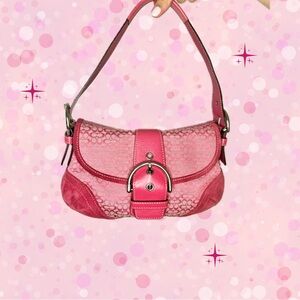 🩷 Vintage Y2K Coach Soho Hot Pink Barbie Purse 🩷